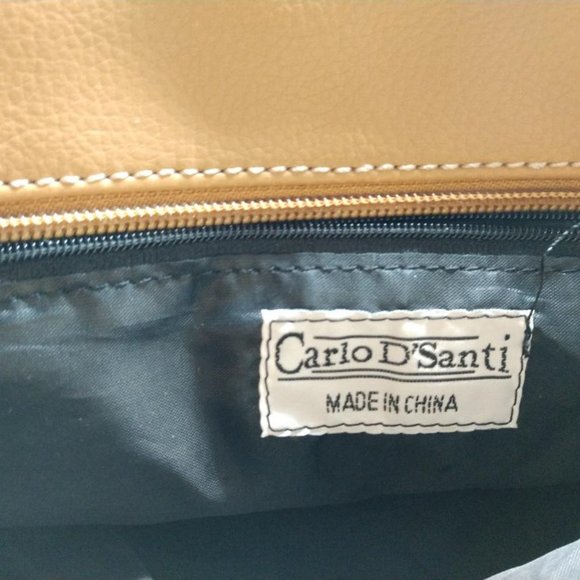 Tan Carlo D'Santi Handbag - Picture 4 of 8